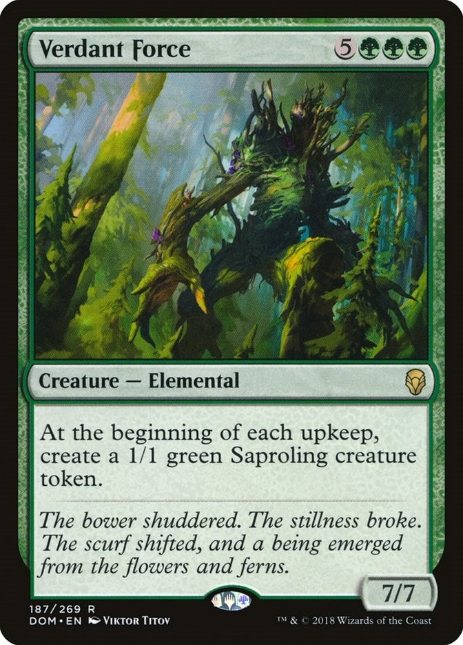 Verdant Force (187) (Dominaria)