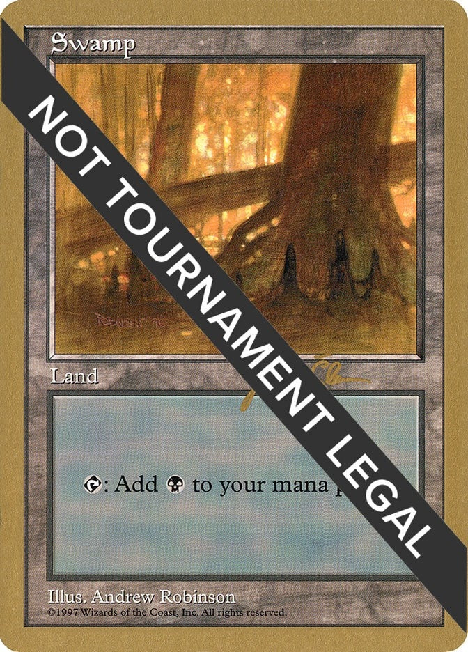 Swamp (444) - 1997 Jakub Slemr (5ED) (World Championship Decks)