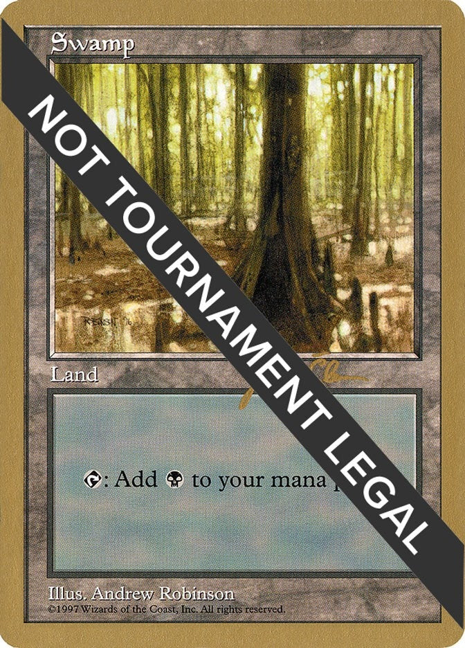 Swamp (443) - 1997 Jakub Slemr (5ED) (World Championship Decks)