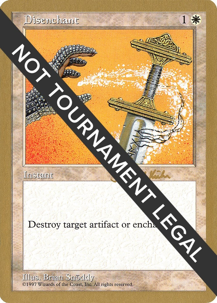 Disenchant - 1997 Janosch Kuhn (5ED) (World Championship Decks)