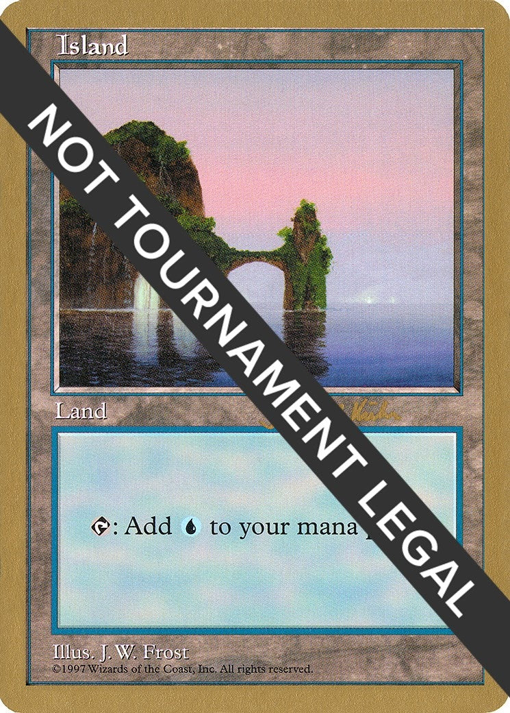 Island (425) - 1997 Janosch Kuhn (5ED) (World Championship Decks)