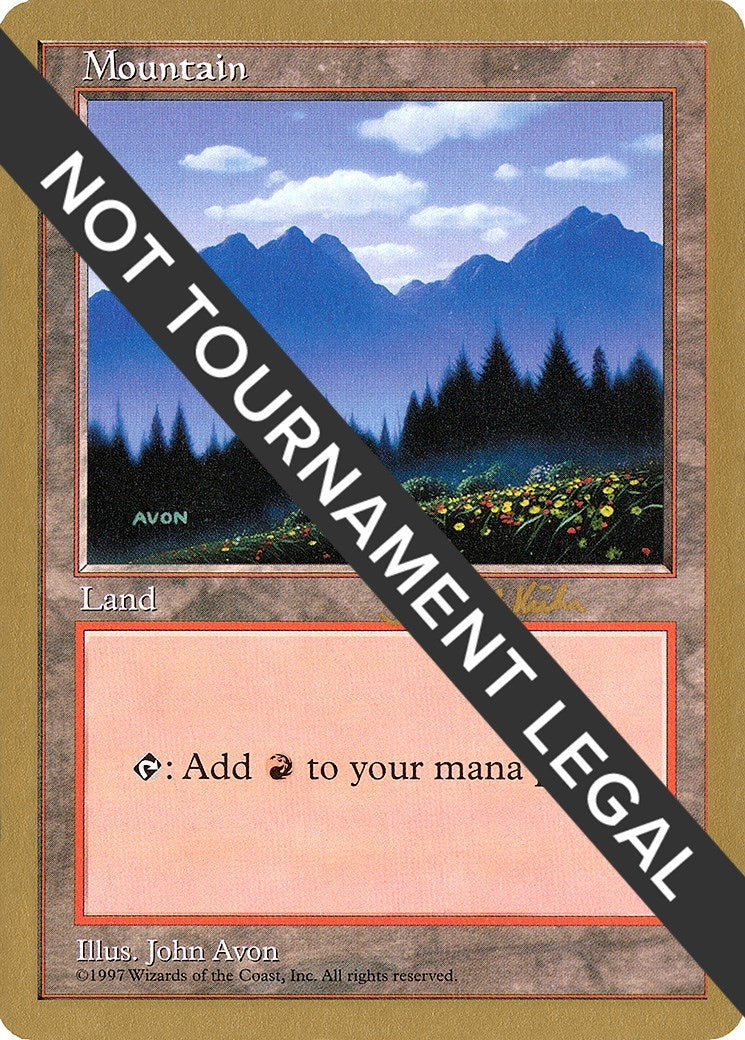 Mountain (433) - 1997 Janosch Kuhn (5ED) (World Championship Decks)