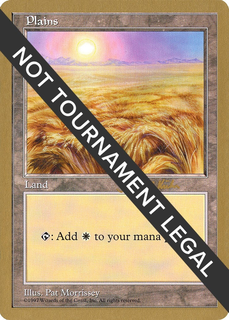 Plains (436) - 1997 Janosch Kuhn (5ED) (World Championship Decks)