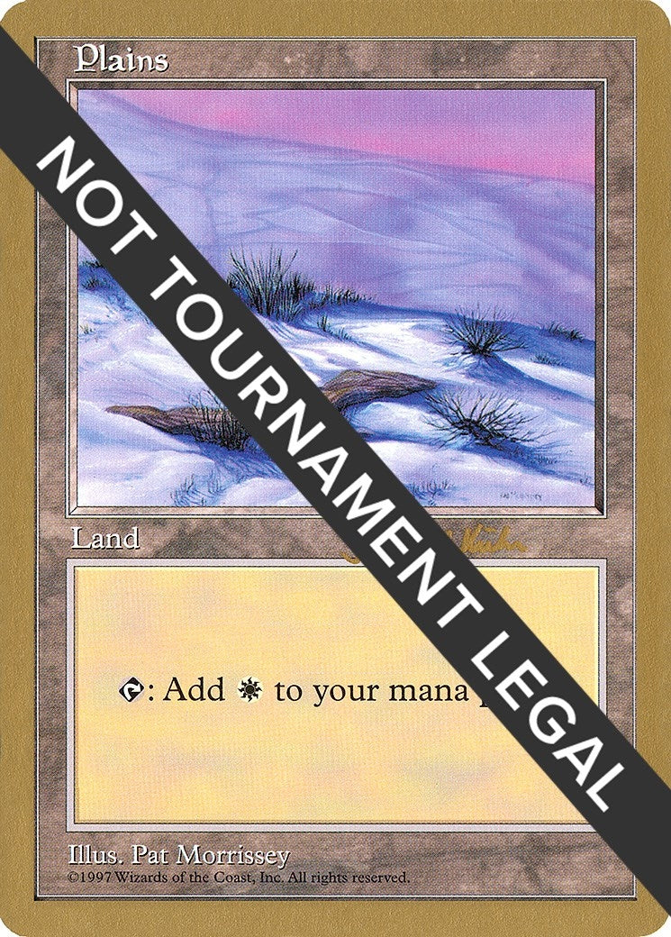 Plains (434) - 1997 Janosch Kuhn (5ED) (World Championship Decks)
