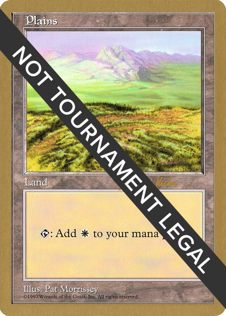 Plains (437) - 1997 Janosch Kuhn (5ED) (World Championship Decks)