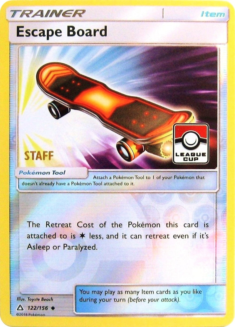 Image for Escape Board - 122/156 (League Cup) [Staff] (122/156) (League & Championship Cards) - Pokemon