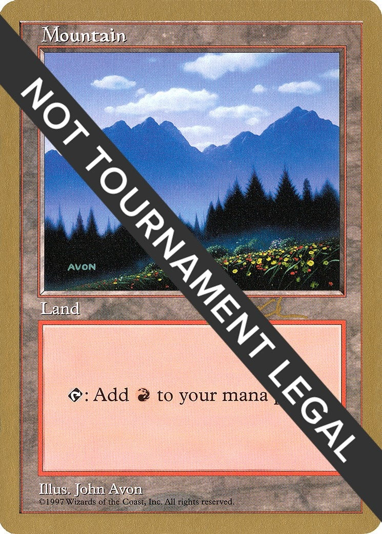 Mountain (433) - 1997 Paul McCabe (5ED) (World Championship Decks)