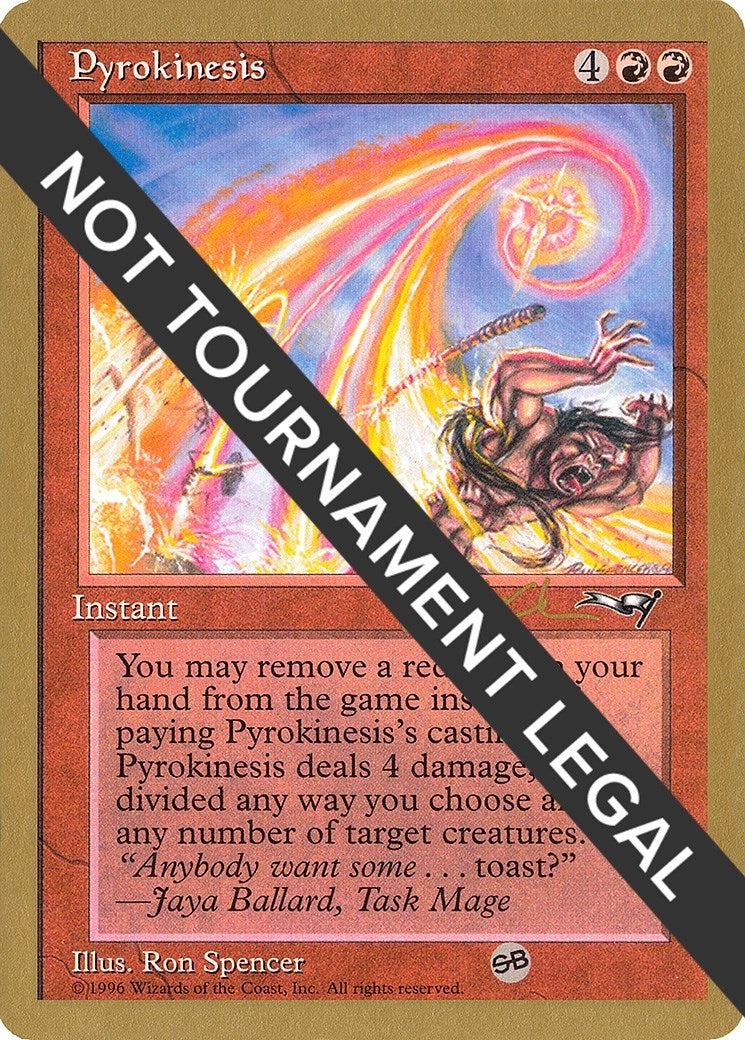 Pyrokinesis - 1997 Paul McCabe (ALL) (SB) (World Championship Decks)