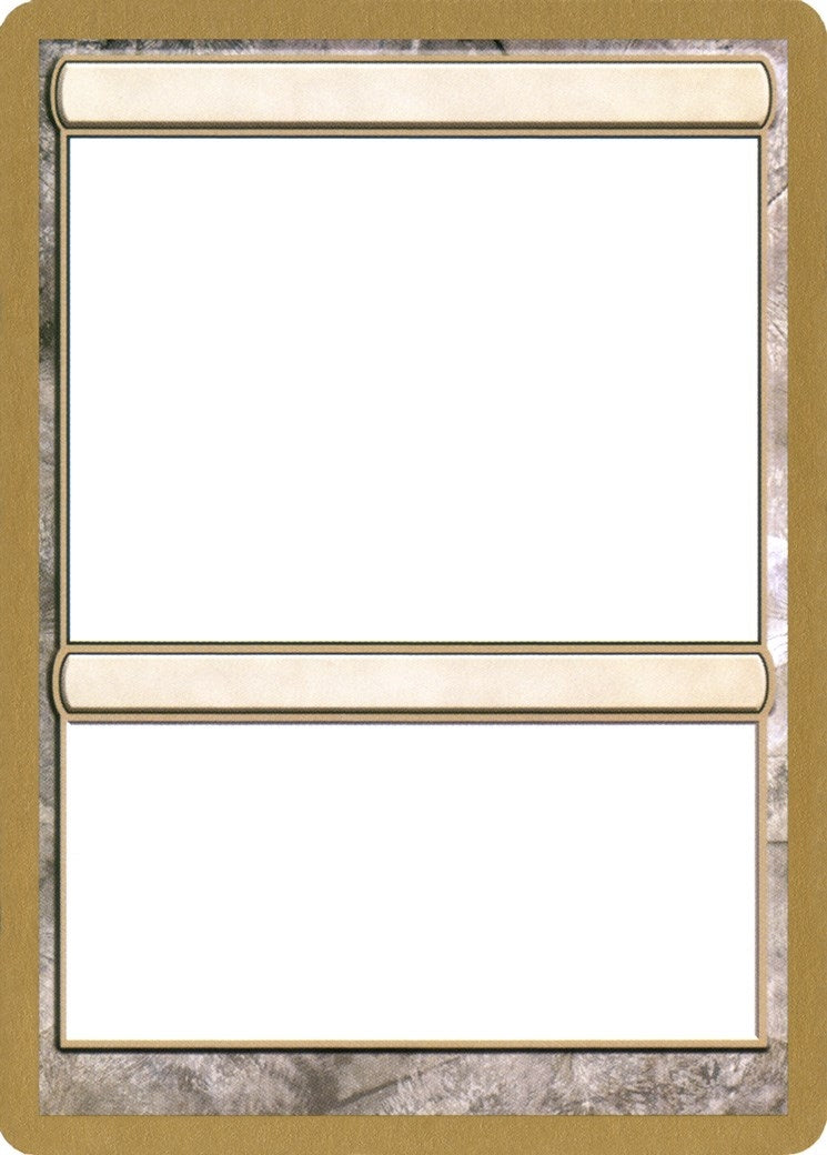 2004 World Championship Blank Card (World Championship Decks)