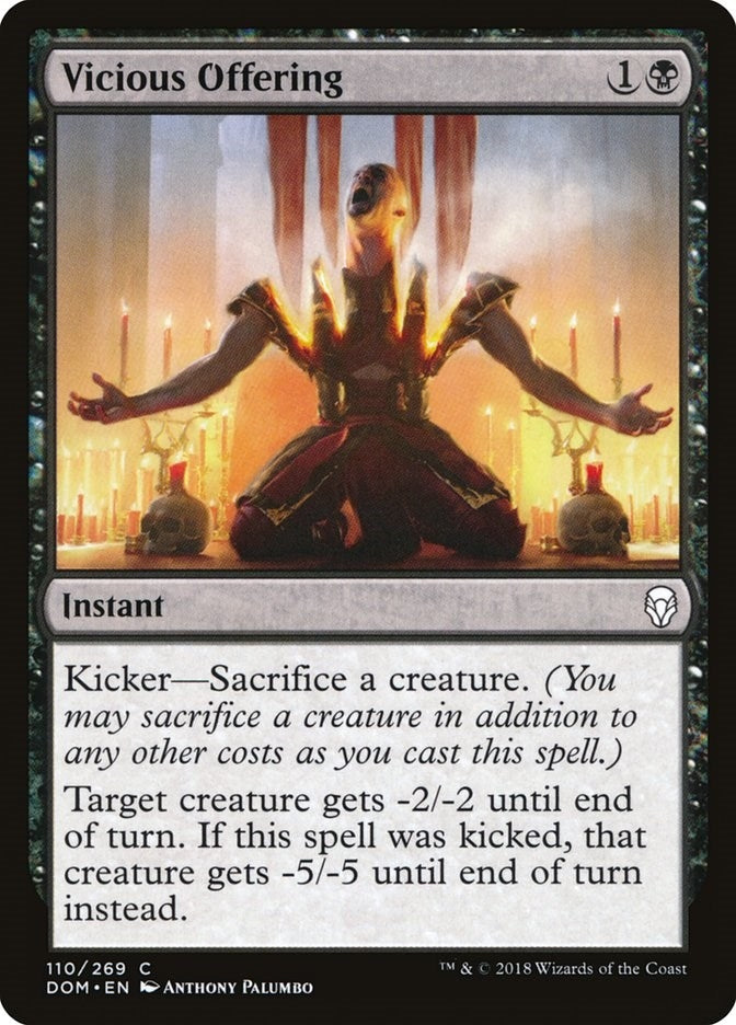 Image for Vicious Offering (110) - Magic: The Gathering