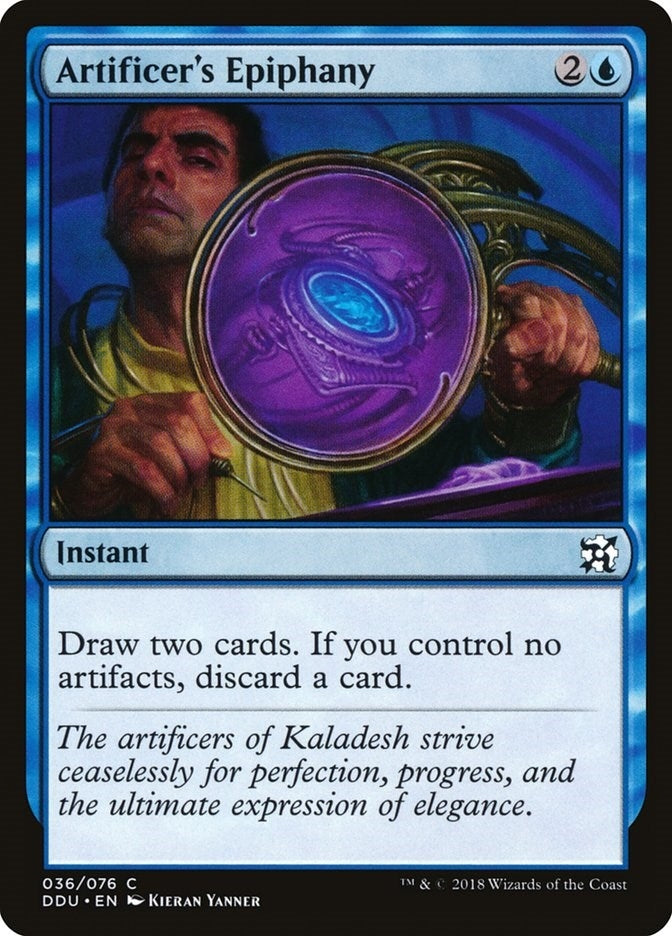 Artificer's Epiphany (36) (Duel Decks: Elves vs. Inventors)