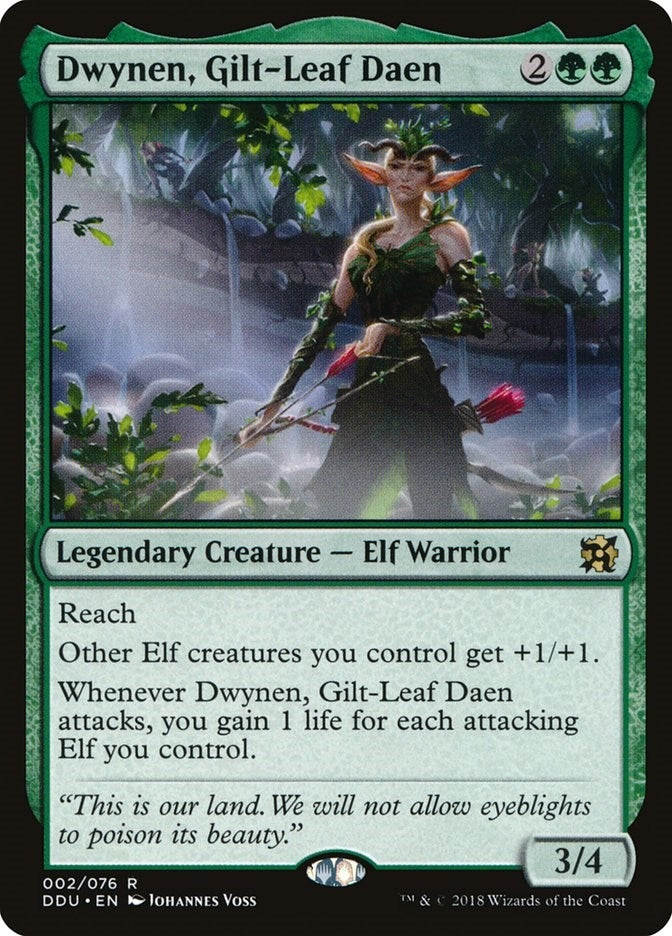 Dwynen, Gilt-Leaf Daen (2) (Duel Decks: Elves vs. Inventors)