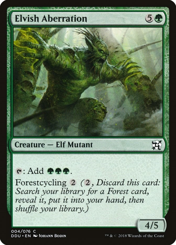 Elvish Aberration (4) (Duel Decks: Elves vs. Inventors)