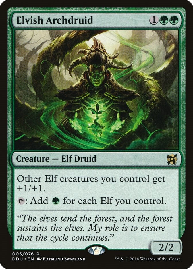 Elvish Archdruid (5) (Duel Decks: Elves vs. Inventors)