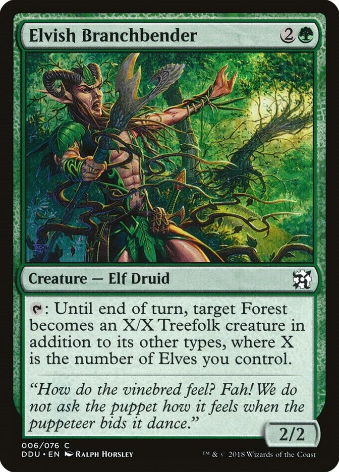 Elvish Branchbender (6) (Duel Decks: Elves vs. Inventors)