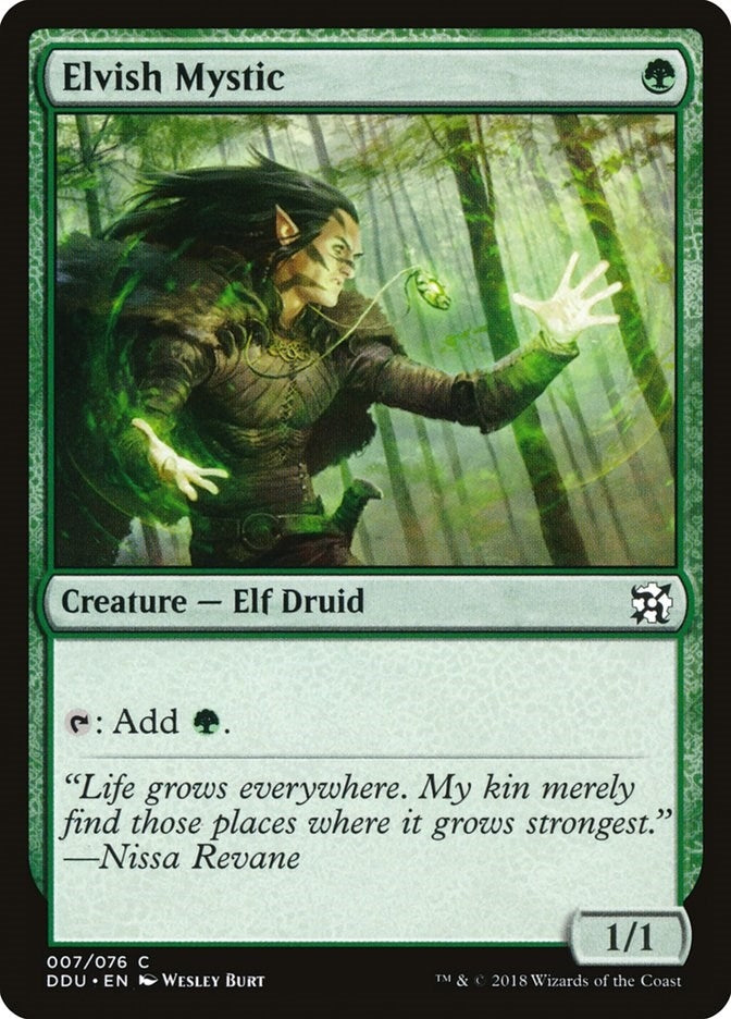 Elvish Mystic (7) (Duel Decks: Elves vs. Inventors)