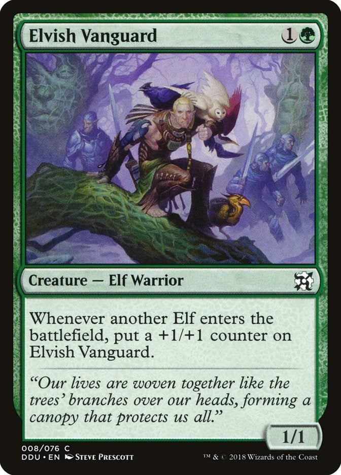 Elvish Vanguard (8) (Duel Decks: Elves vs. Inventors)