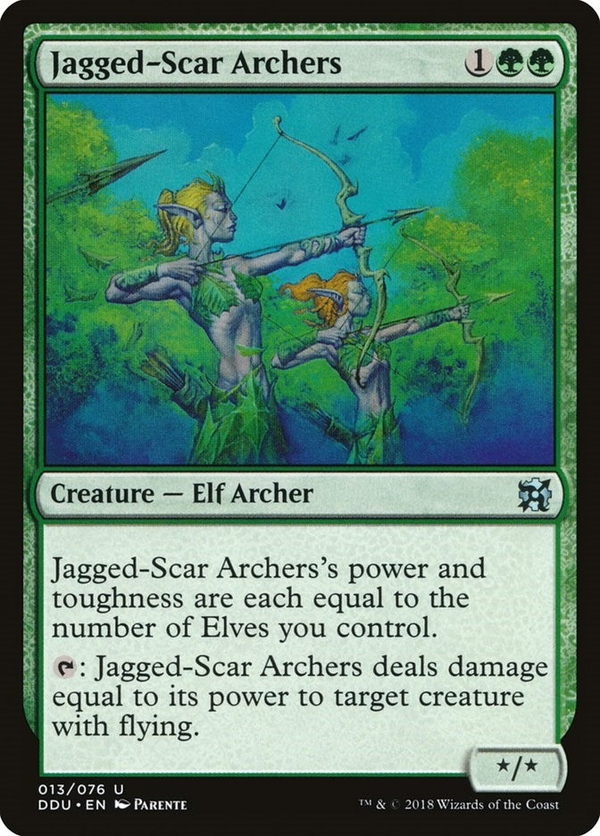 Jagged-Scar Archers (13) (Duel Decks: Elves vs. Inventors)