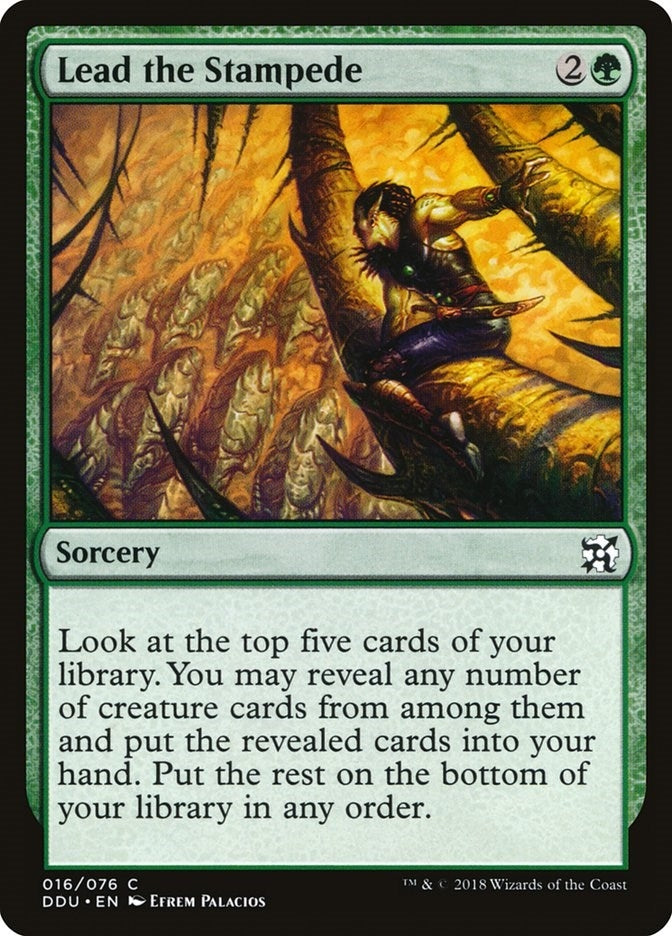 Lead the Stampede (16) (Duel Decks: Elves vs. Inventors)