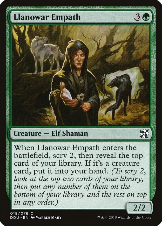 Llanowar Empath (18) (Duel Decks: Elves vs. Inventors)