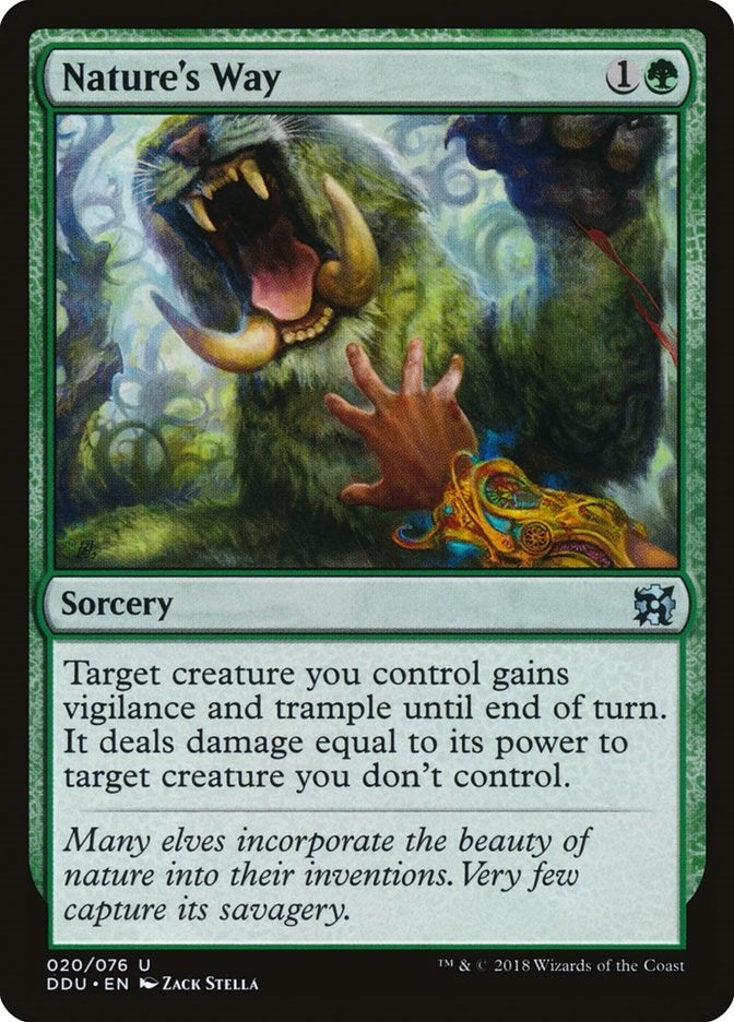 Nature's Way (20) (Duel Decks: Elves vs. Inventors)
