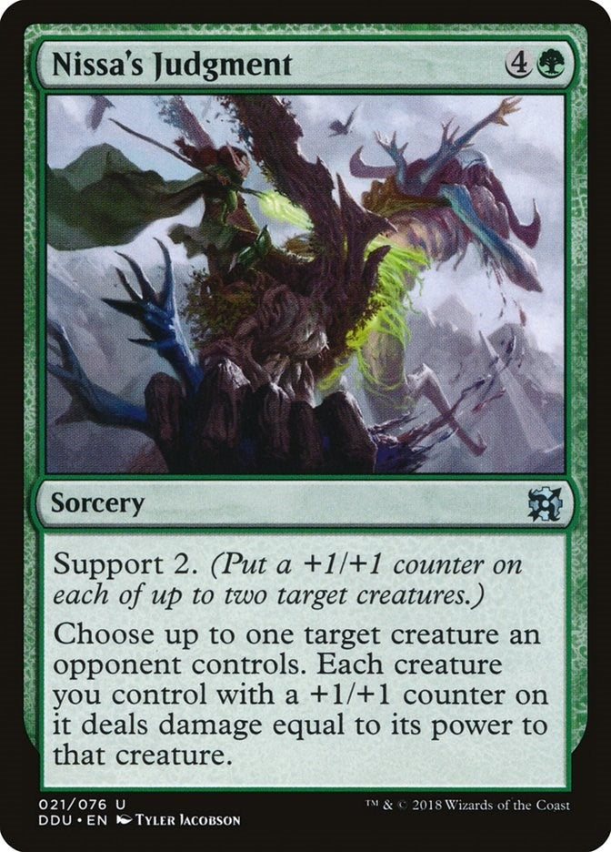 Nissa's Judgment (21) (Duel Decks: Elves vs. Inventors)