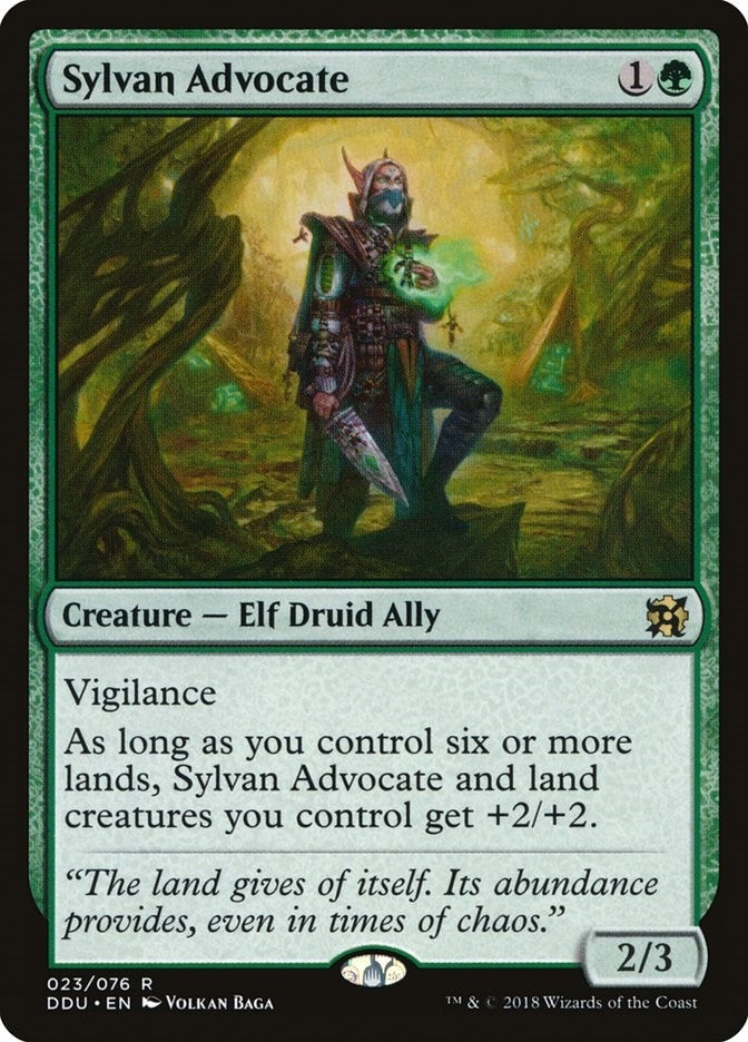 Sylvan Advocate (23) (Duel Decks: Elves vs. Inventors)