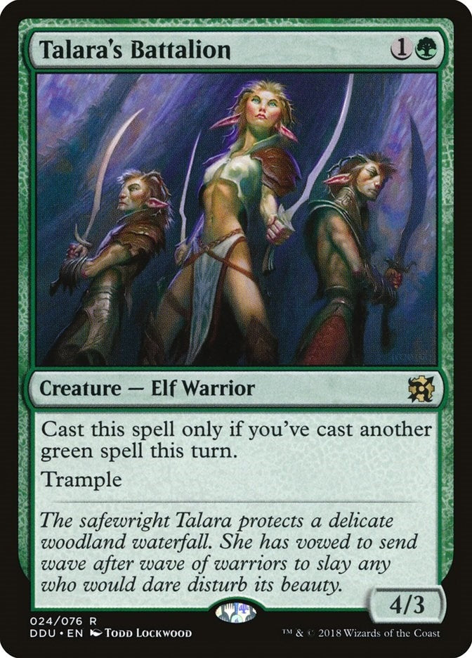 Talara's Battalion (24) (Duel Decks: Elves vs. Inventors)