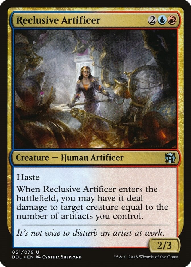 Reclusive Artificer (51) (Duel Decks: Elves vs. Inventors)