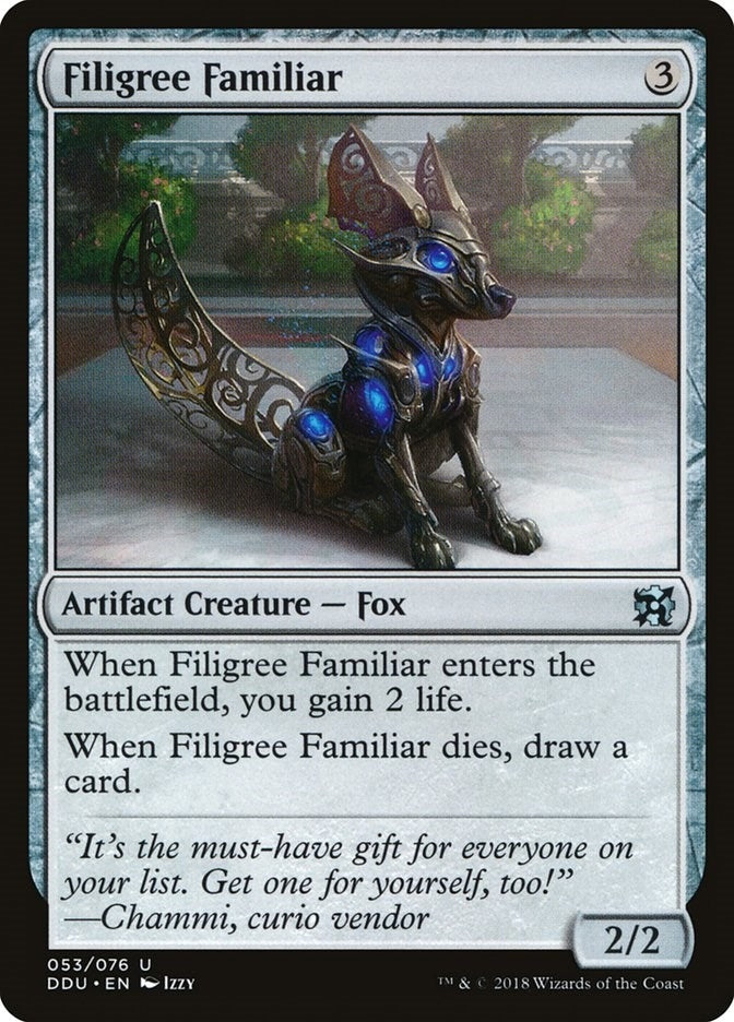 Filigree Familiar (53) (Duel Decks: Elves vs. Inventors)
