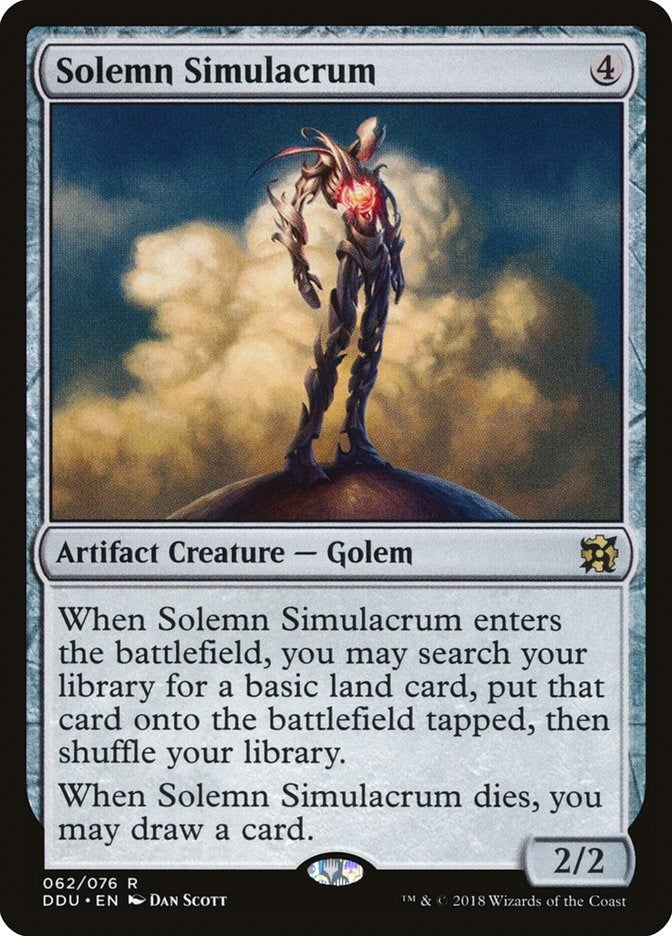 Solemn Simulacrum (62) (Duel Decks: Elves vs. Inventors)