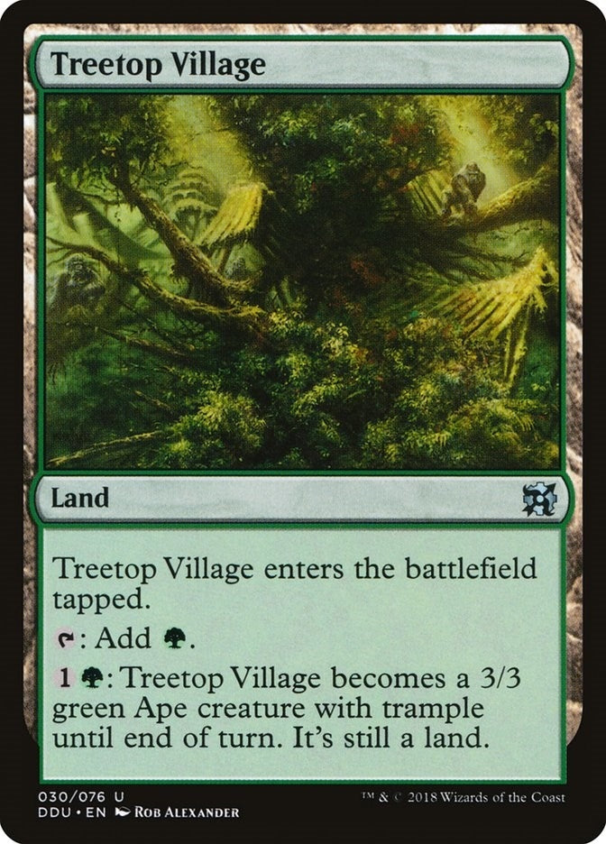 Treetop Village (30) (Duel Decks: Elves vs. Inventors)