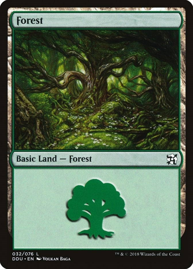 Forest (032) (32) (Duel Decks: Elves vs. Inventors)