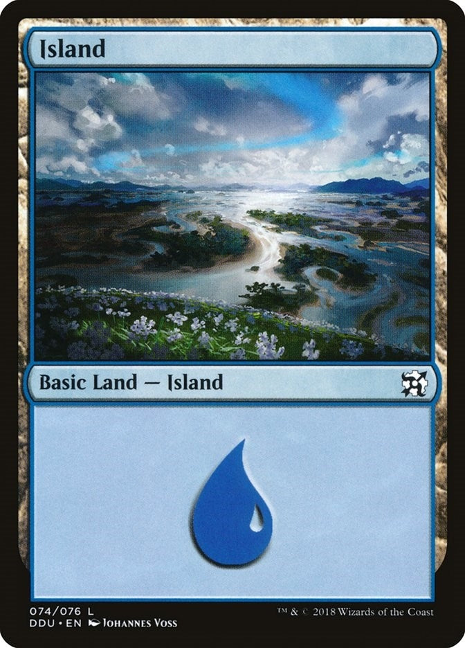 Island (074) (74) (Duel Decks: Elves vs. Inventors)