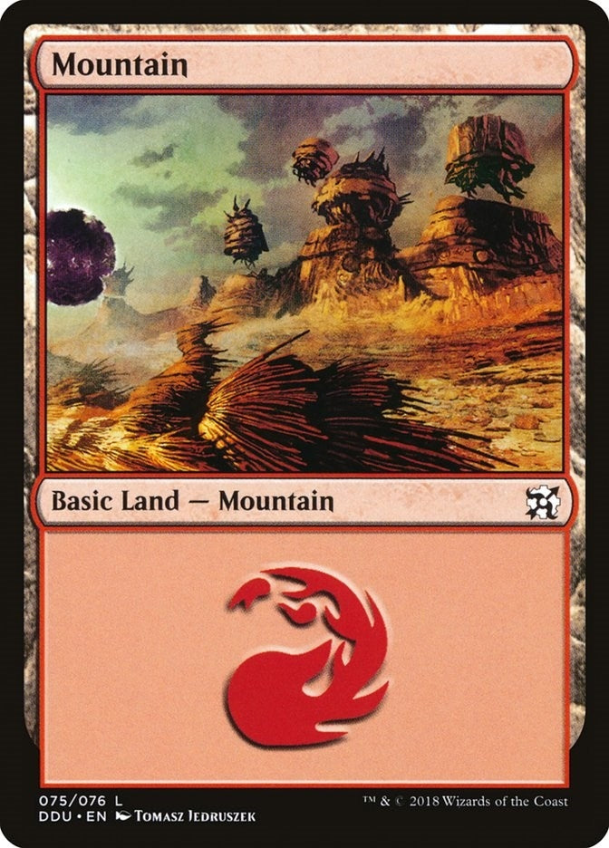 Mountain (075) (75) (Duel Decks: Elves vs. Inventors)