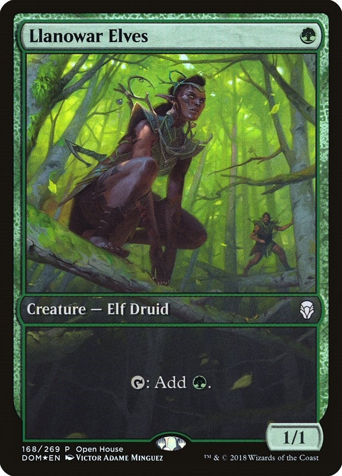 Llanowar Elves (168) (Open House Promos)