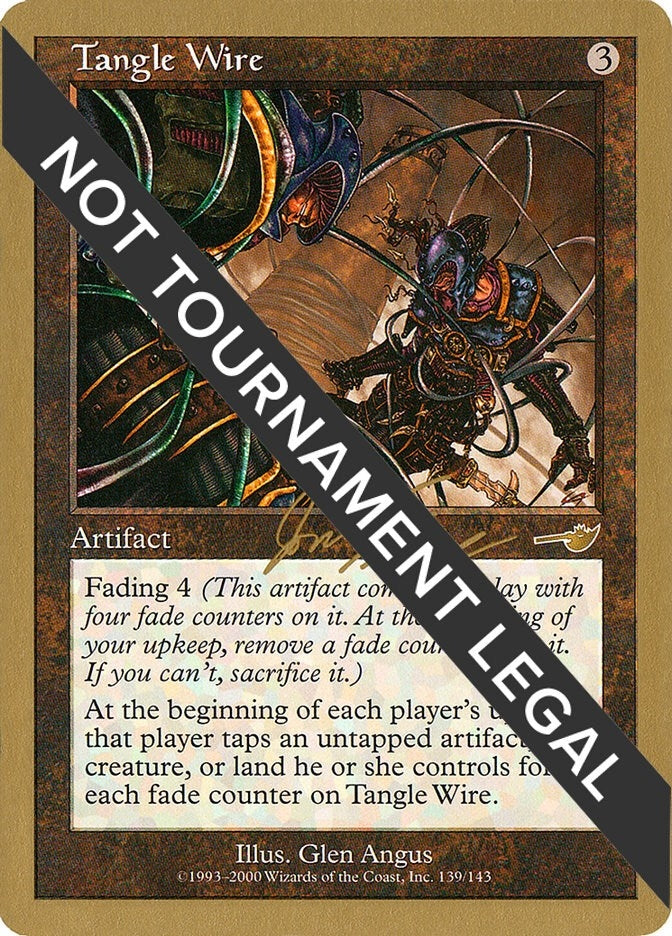 Tangle Wire - 2000 Jon Finkel (NMS) (World Championship Decks)