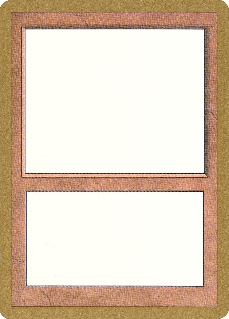 2000 World Championship Blank Card (World Championship Decks)