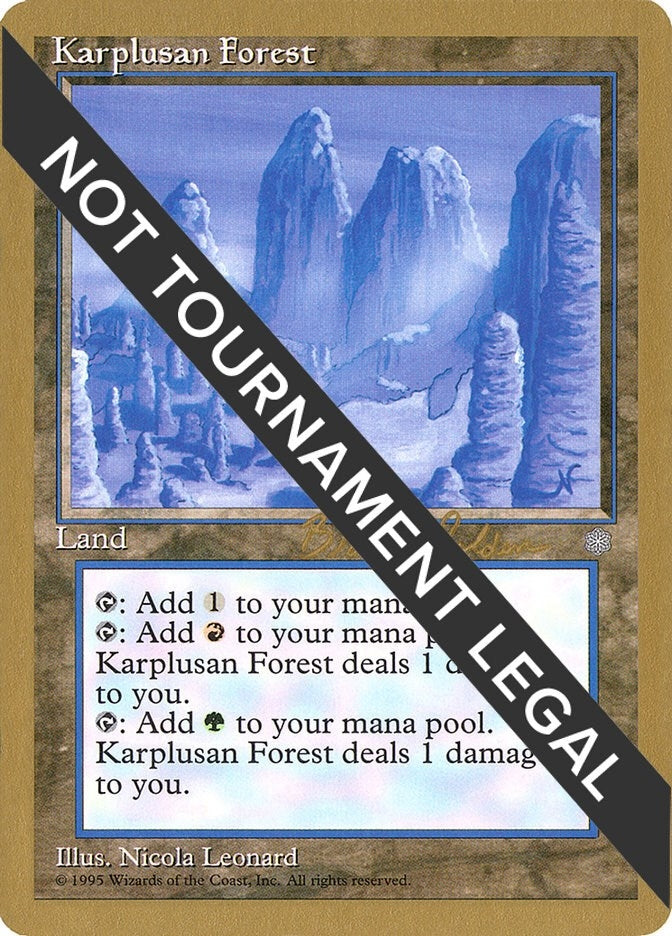 Karplusan Forest - 1998 Brian Selden (ICE) (World Championship Decks)