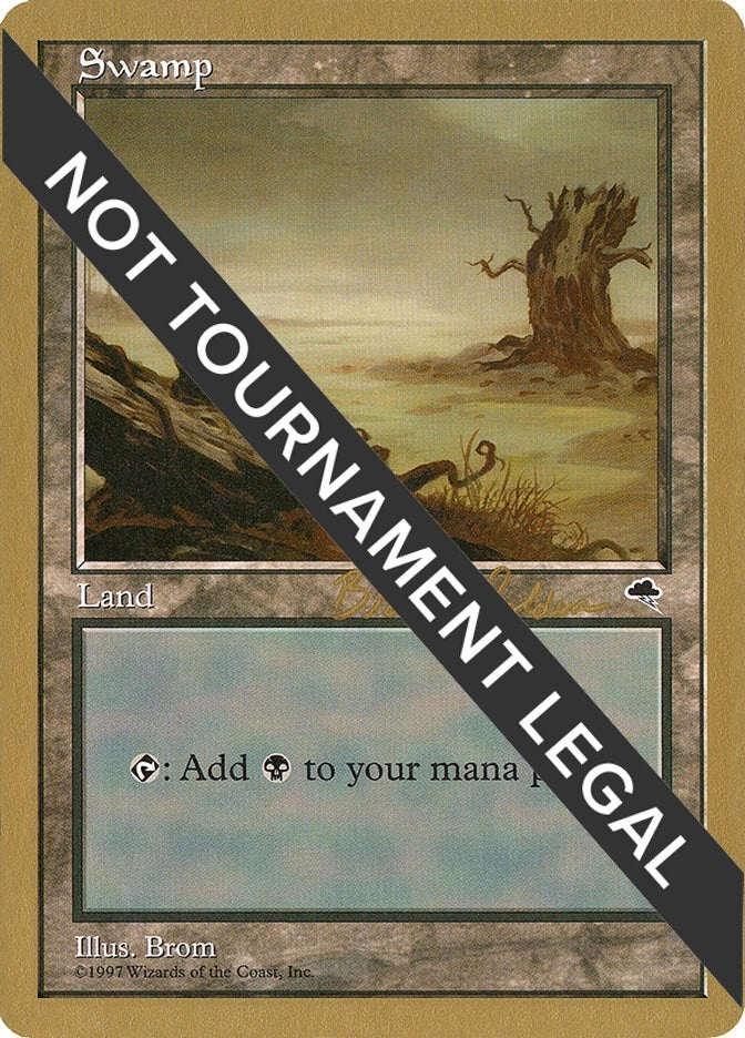 Swamp (Horizontal Log) - 1998 Brian Selden (TMP) (World Championship Decks)