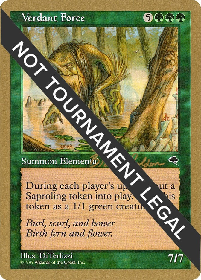 Image for Verdant Force - 1998 Brian Selden (TMP) - Magic: The Gathering