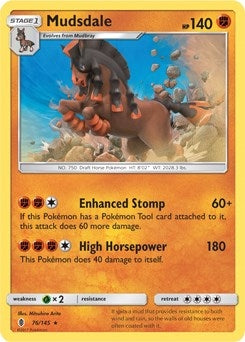 Image for Mudsdale - 76/145 (Prerelease Kit Exclusive) (076/145) (Deck Exclusives) - Pokemon