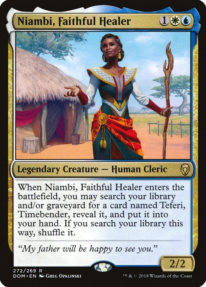 Niambi, Faithful Healer (272) (Dominaria)