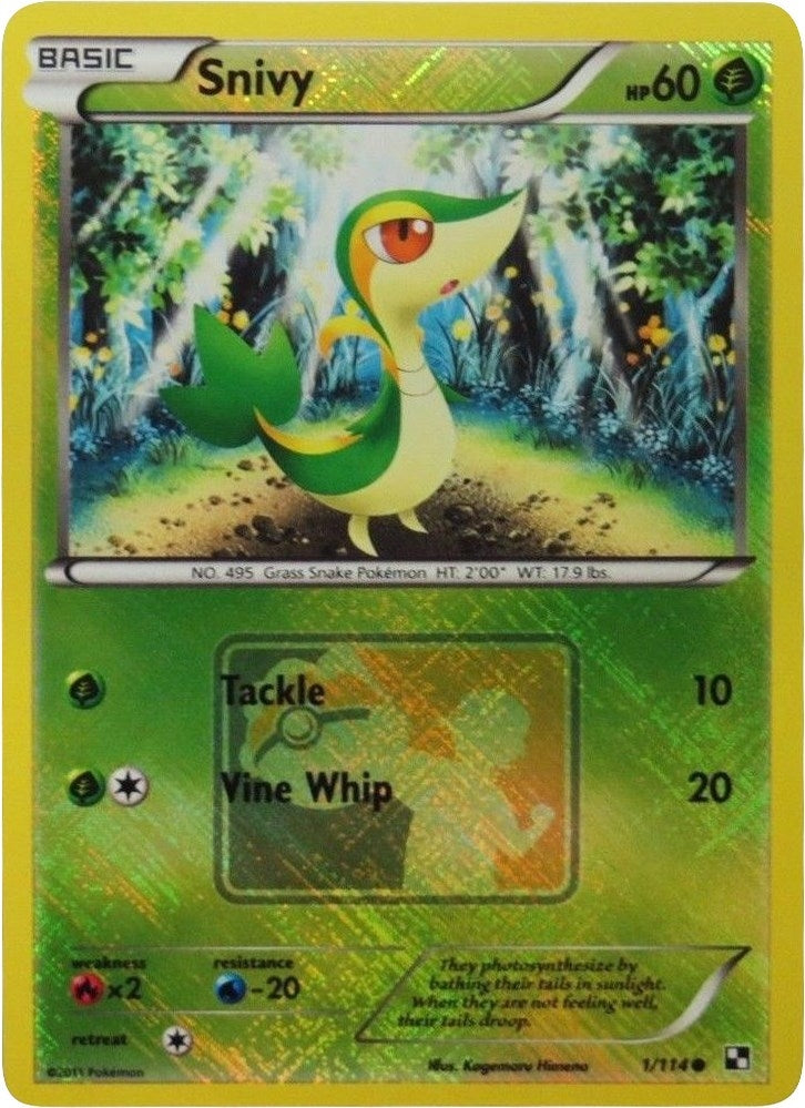 Image for Snivy - 1/114 (League Promo) (001/114) (League & Championship Cards) - Pokemon