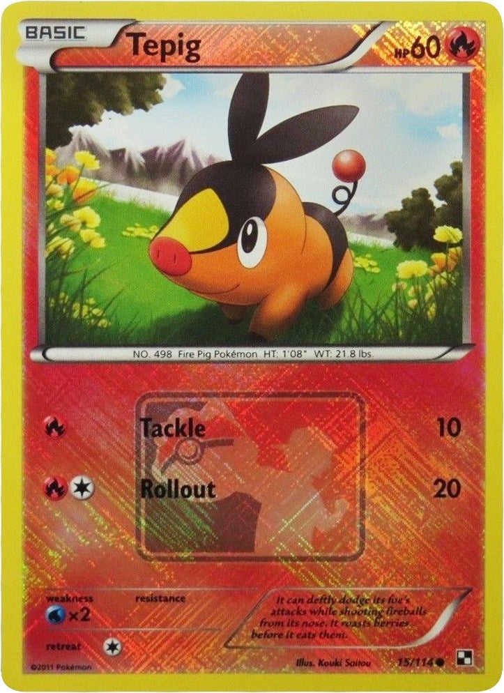Image for Tepig - 15/114 (League Promo) (015/114) (League & Championship Cards) - Pokemon