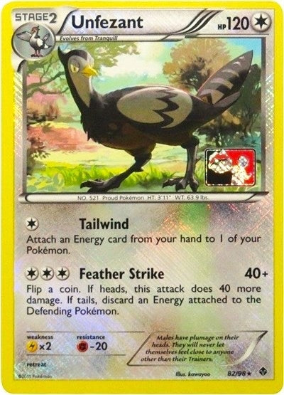 Image for Unfezant - 82/98 (League Promo) (082/098) (League & Championship Cards) - Pokemon