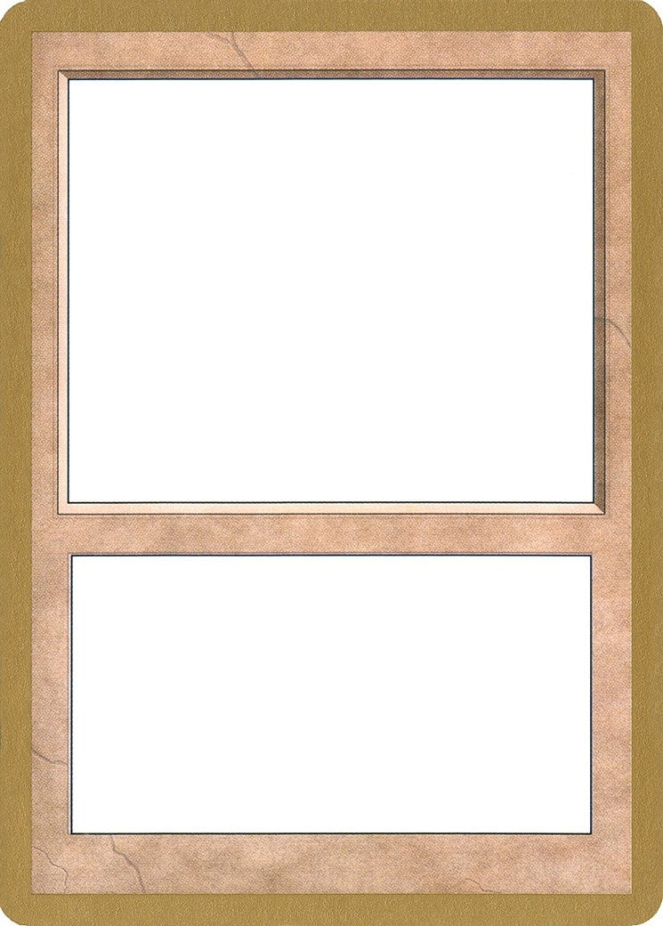 2001 World Championship Blank Card (World Championship Decks)