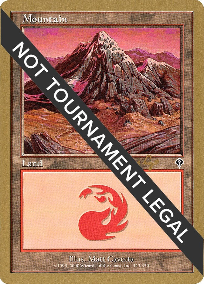 Mountain (343) - 2001 Tom van de Logt (INV) (World Championship Decks)