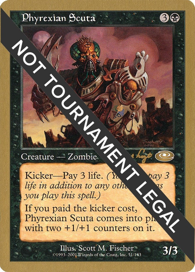 Phyrexian Scuta - 2001 Tom van de Logt (PLS) (World Championship Decks)
