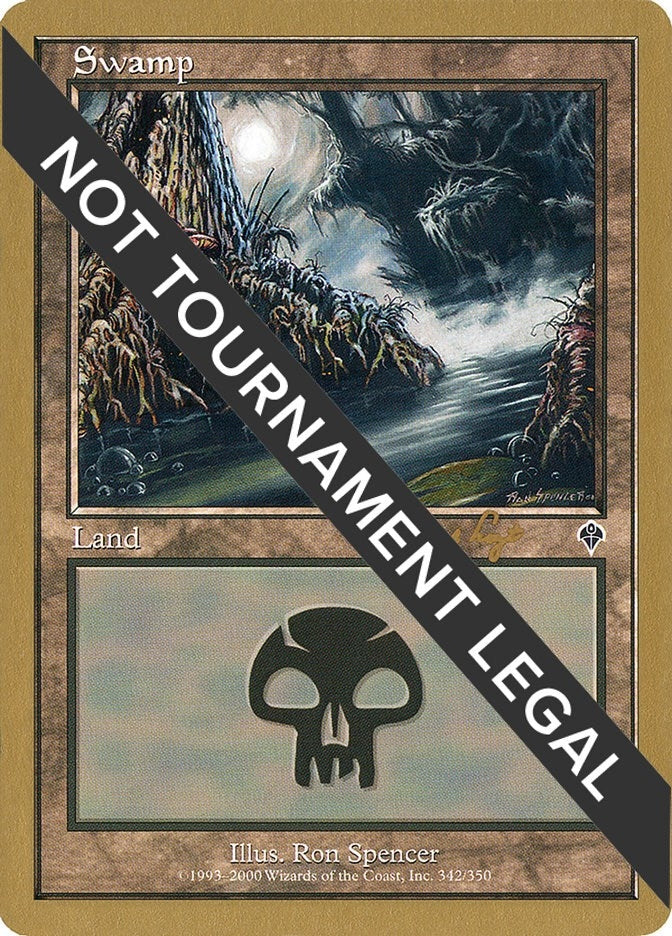 Swamp (342) - 2001 Tom van de Logt (INV) (World Championship Decks)